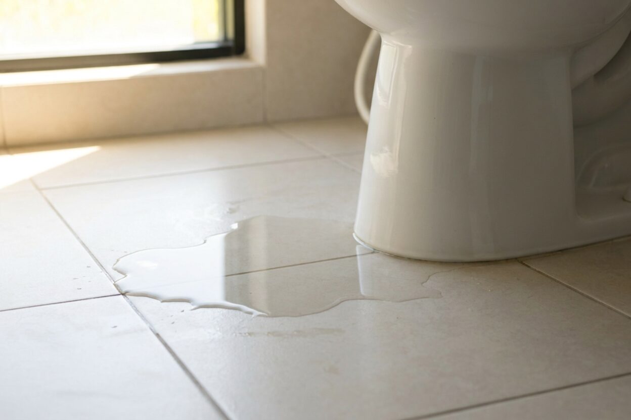 Leaks Base Floor — Water Leaking Around Toilet Base? Here's Why