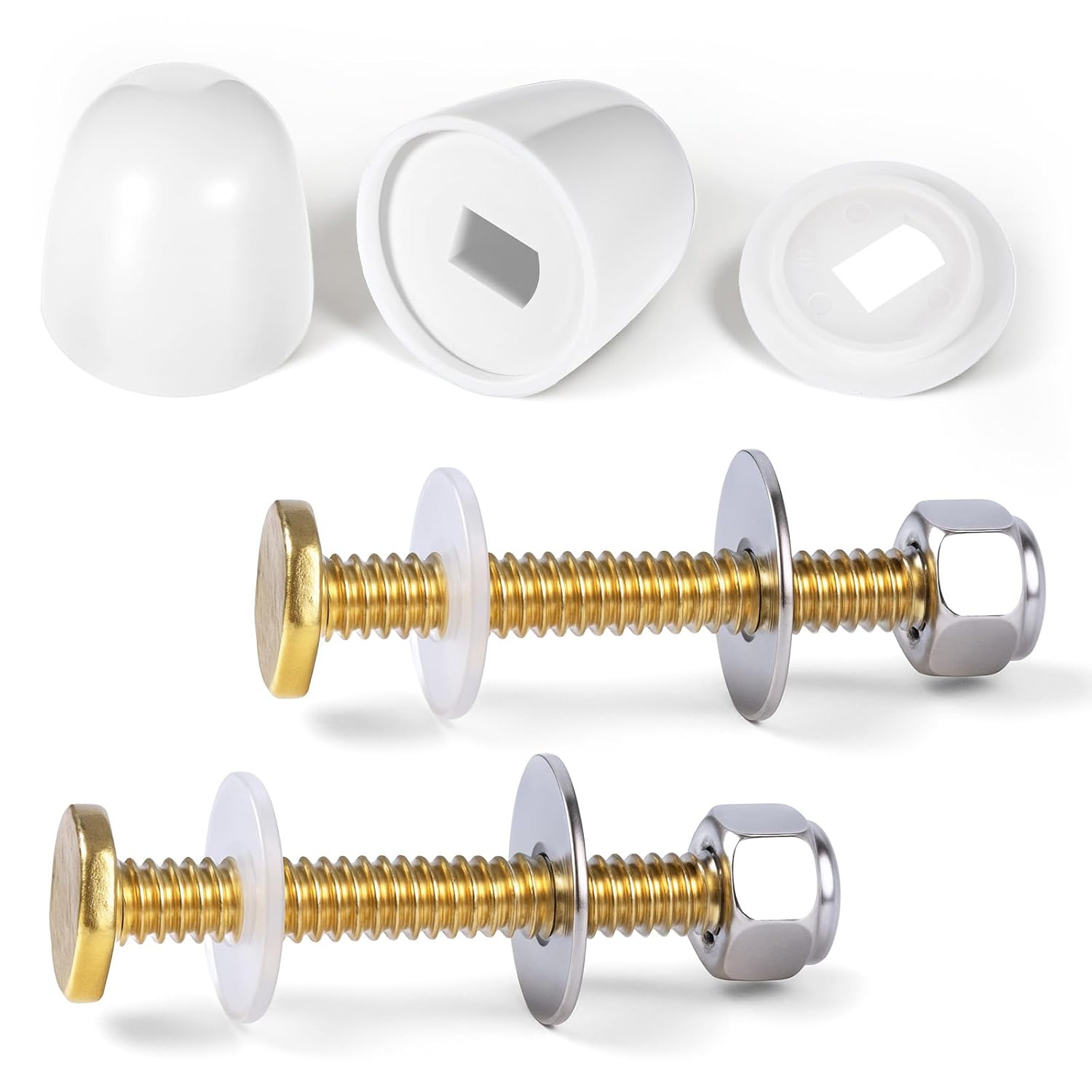 Toilet Closet Bolts & Caps Set